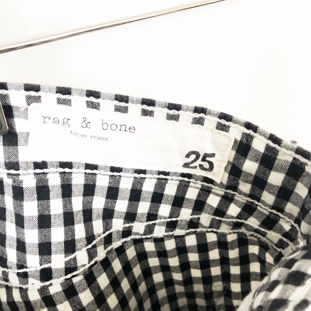 Rag & Bone 10 Inch Capri Gingham pants Size 25 - Picture 6 of 7